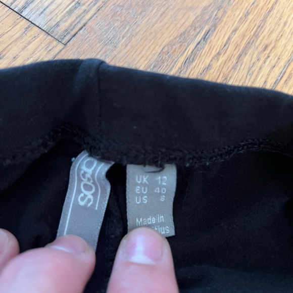 Maternity leggings sz8 black - Picture 2 of 3